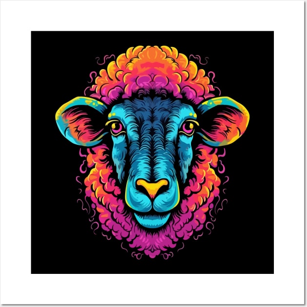 Sheep Coloring Book Wall Art by JH Mart